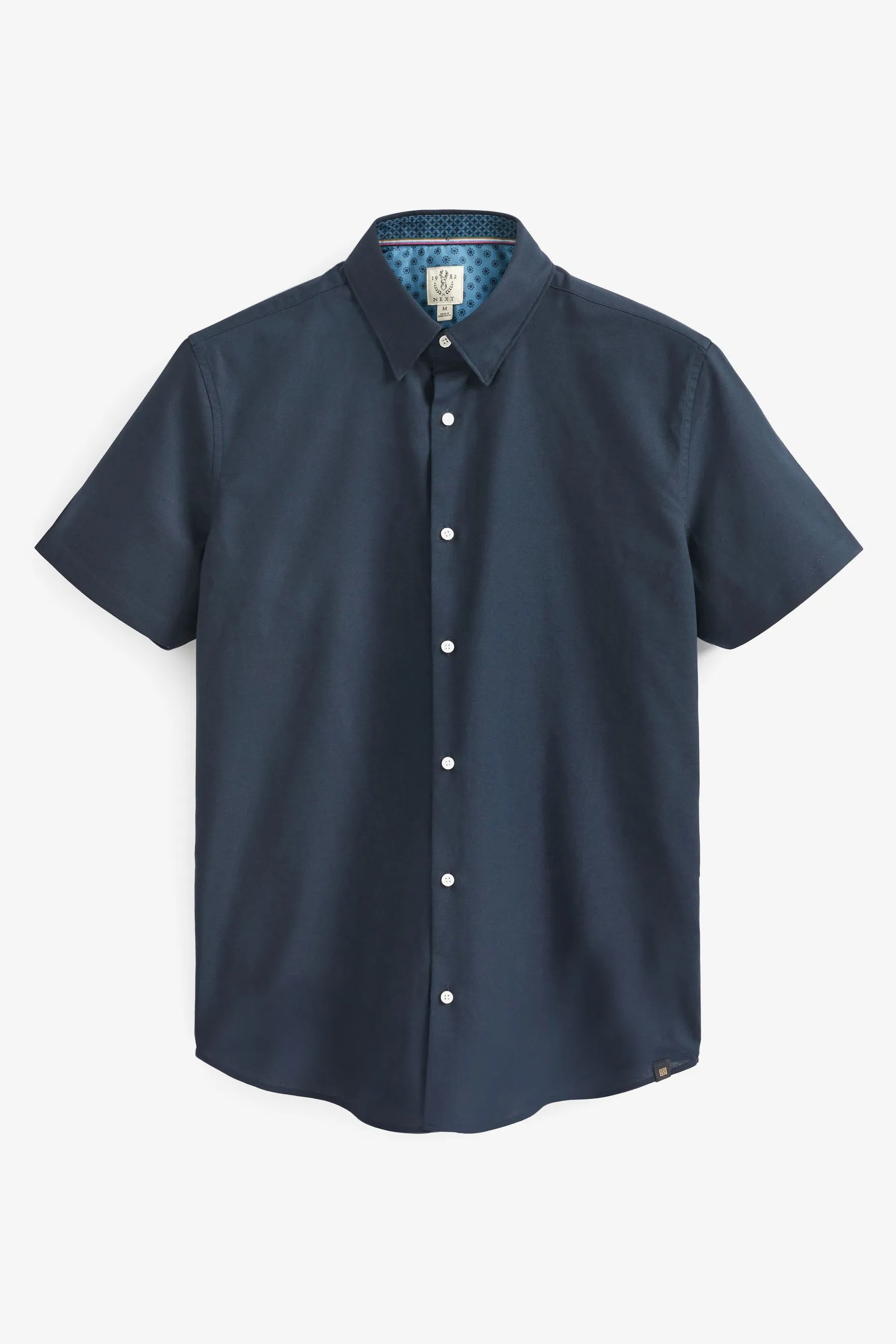 Vestibilità slim  Stretch Oxford Maniche corte Shirt    